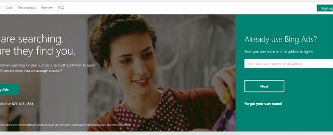 bing shopping ad